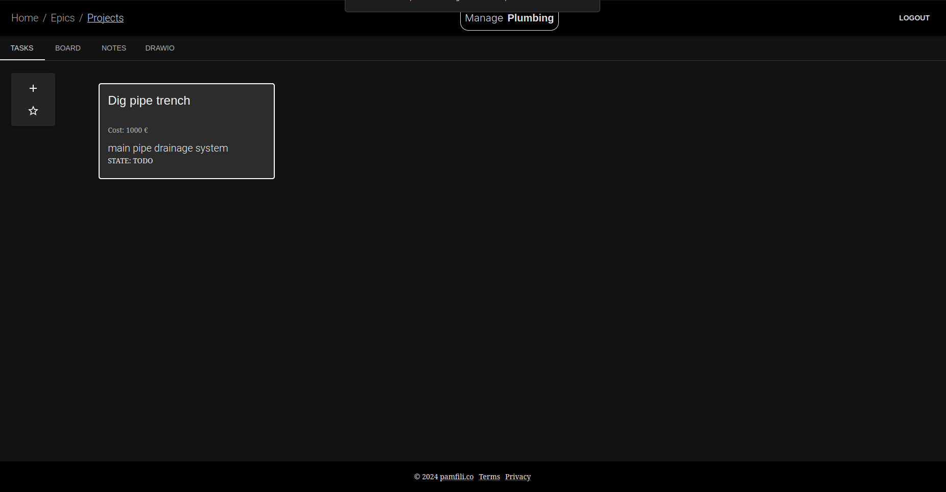 Task list view